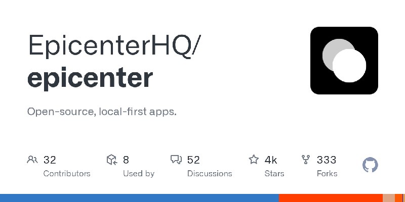 GitHub - EpicenterHQ/epicenter: Open-source, local-first apps.