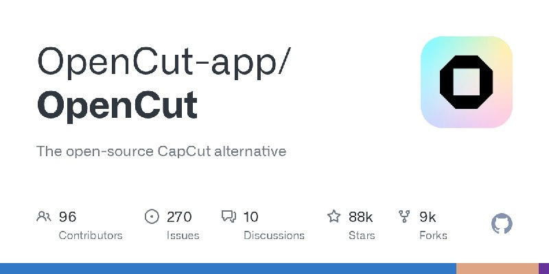 GitHub - OpenCut-app/OpenCut: The open-source CapCut alternative