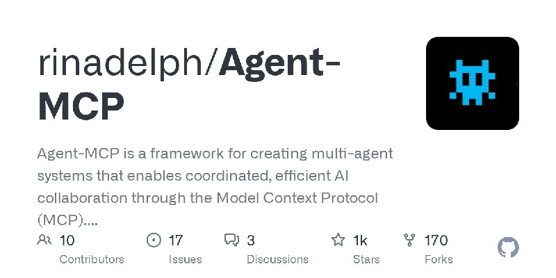 GitHub - rinadelph/Agent-MCP: Agent-MCP is a framework for creating multi-agent systems that enables coordinated, efficient AI…