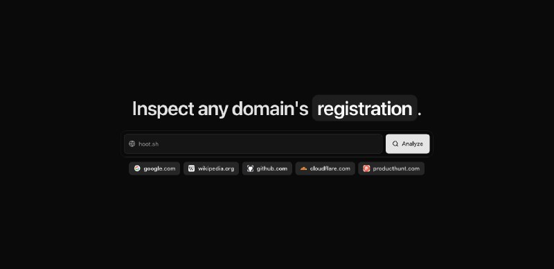 GitHub - jakejarvis/domainstack.io: 🧰 All-in-one domain name intelligence as a service