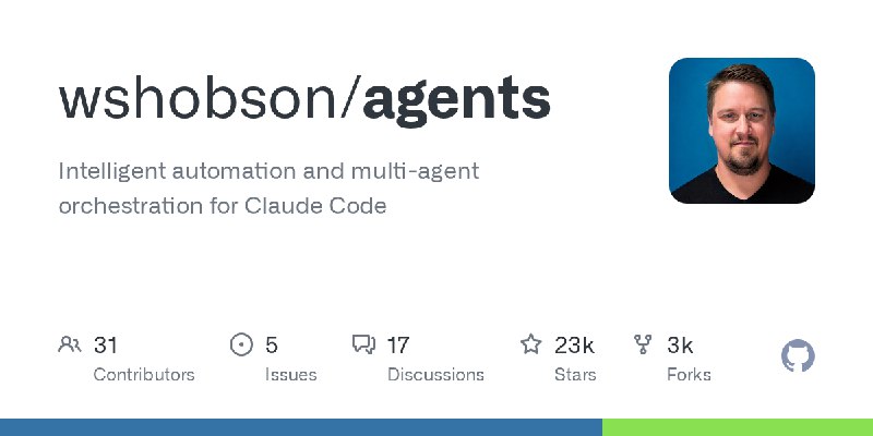 GitHub - wshobson/agents: Intelligent automation and multi-agent orchestration for Claude Code