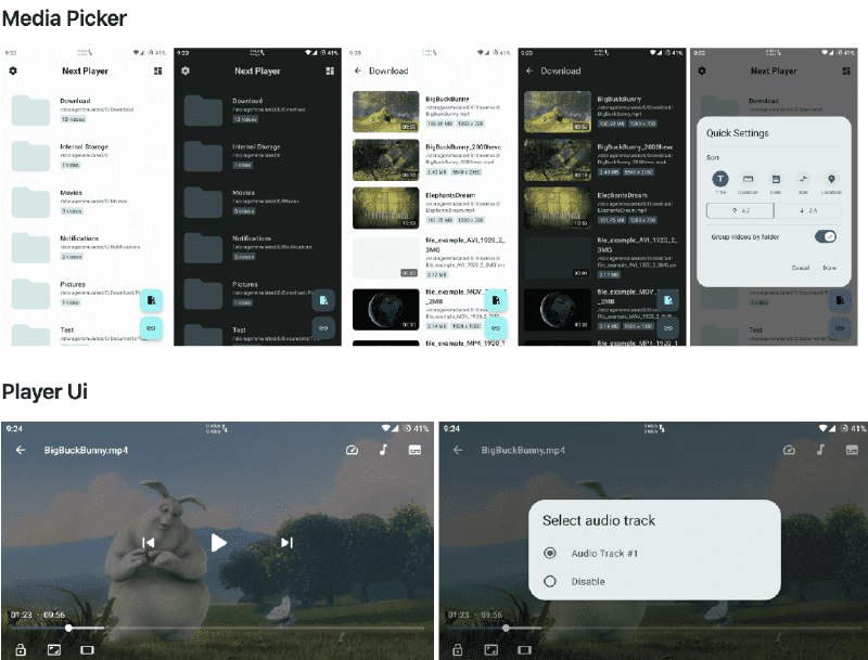 👉 名称：nextplayer🤖 类型：🤖软件👏 介绍：免费开源的 Android 原生视频播放器：