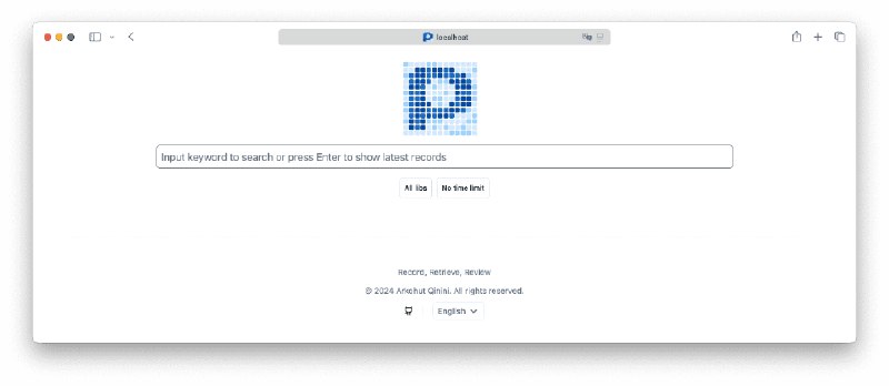 👉 名称：pensieve🤖 类型：🎯项目👏 介绍：Pensieve 是一个专注于隐私的被动记录项目