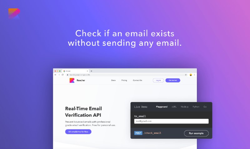 GitHub - reacherhq/check-if-email-exists: Check if an email address exists without sending any email, written in Rust. Comes with…