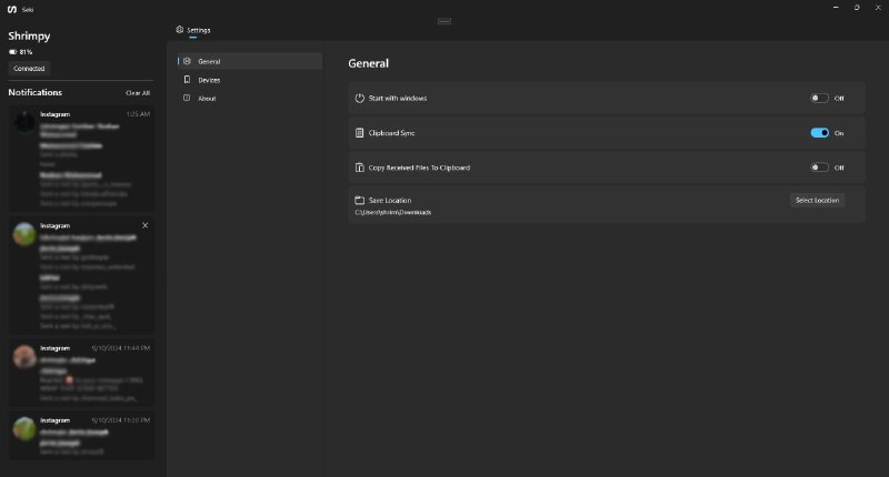 #软件 #工具 #开源📱 Sefirah - Windows 和 Android 协同工具▎软件平台：#Android #Windows▎软件介绍：是一款专为在 Windows 电脑和 Android 设备之间实现无缝协作的应用