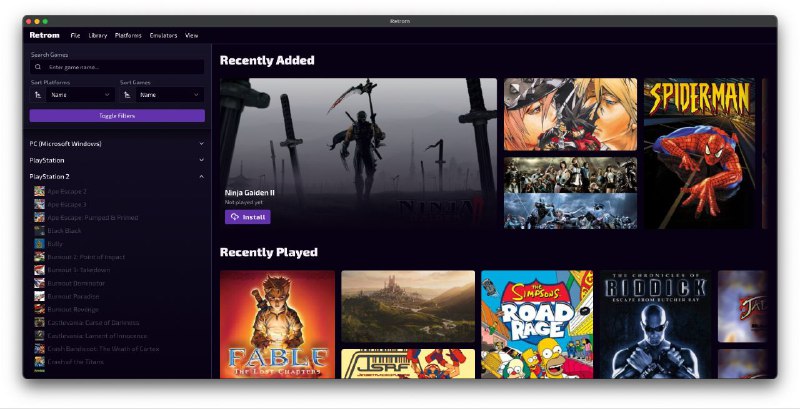 #软件 #游戏 #工具 #开源🎮 Retrom - 开源集中式游戏库管理服务工具 ▎软件功能：集中式游戏库管理服务▎软件平台：#Windows #macOS #Linux▎软件介绍：一个集中式游戏库管理服务，旨在帮助用户在单一设备上托管和管理游戏，并通过多个客户端设备进行访问