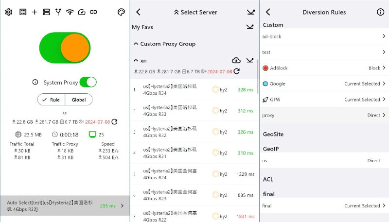 Karing - 兼容 Clash 的通用网络代理工具代理工具一款简单而强大的代理工具，支持 Clash、Sing-box 等多种代理配置