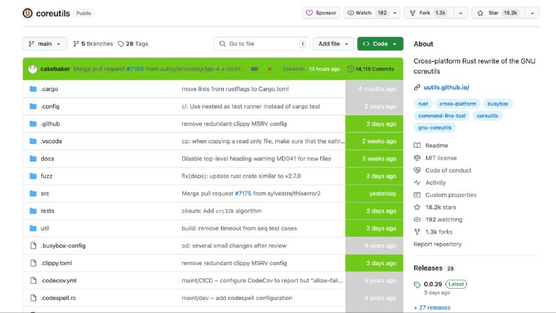 #脚本 #工具 #开源🐱 GitHub Freshness - 高亮 GitHub 仓库更新时间▎脚本平台：#Tampermonkey▎脚本介绍：一个油猴脚本，旨在通过颜色高亮的方式，帮助你快速判断一个 GitHub 仓库是否在更新