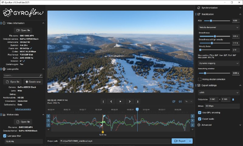 #开源 #视频处理 #工具📷 Gyroflow - 一款为视频增强稳定的工具Gyroflow 可基于陀螺仪数据为视频降低防抖、增强稳定效果，同时通过算法校正镜头失真的情况支持Windows、macOS、Linux📮投稿    📢频道    💬群聊    🔎索引